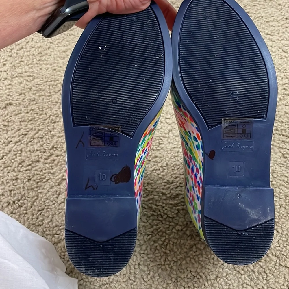 JACK ROGERS Sallie Rainbow Rain Boots